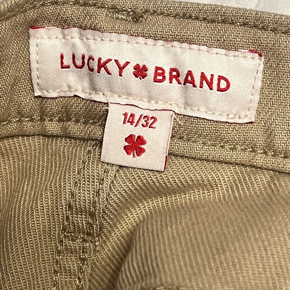 Lucky Brand Beige 90s Loose High Rise Straight Leg Pants Womens Size 14 - Picture 8 of 9